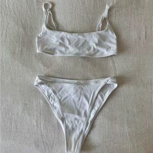 L*Space Kourt Bikini Top & Bottom in White - NEW